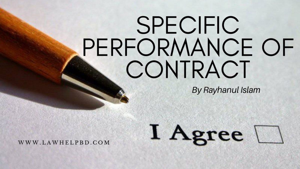 specifically enforceable contract